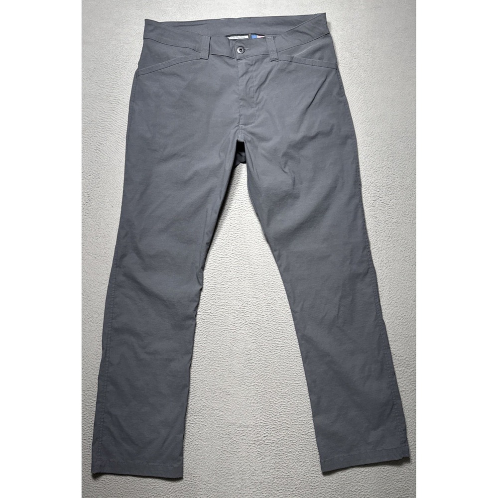 GoRuck Simple Pants Mens Sz 34x32 Gray ToughDry Hiking Travel Neutral Minimalist